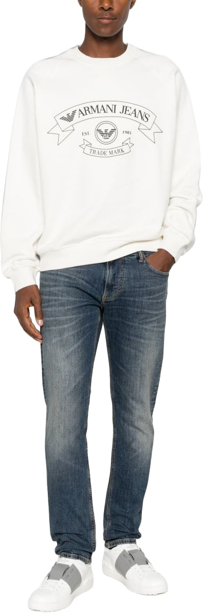 Emporio Armani Sweaters Ivory Wit