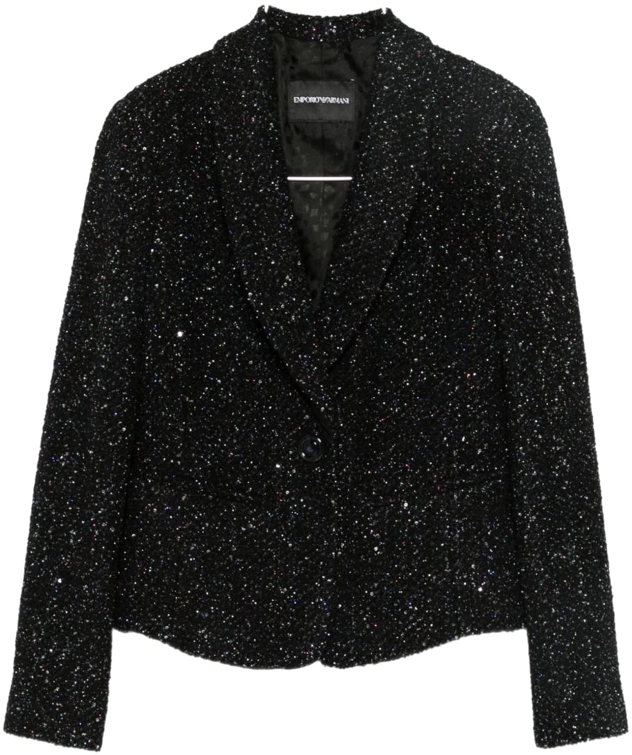 Emporio Armani Jackets Black Zwart
