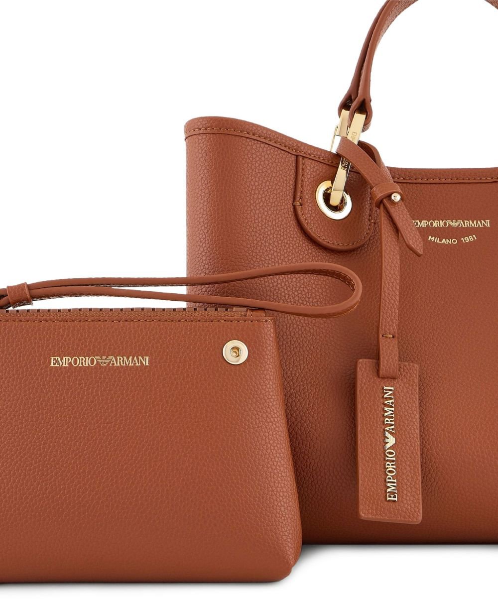 Emporio Armani Bags Leather Brown Bruin