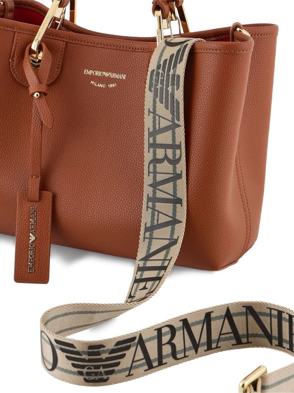 Emporio Armani Bags Leather Brown Bruin