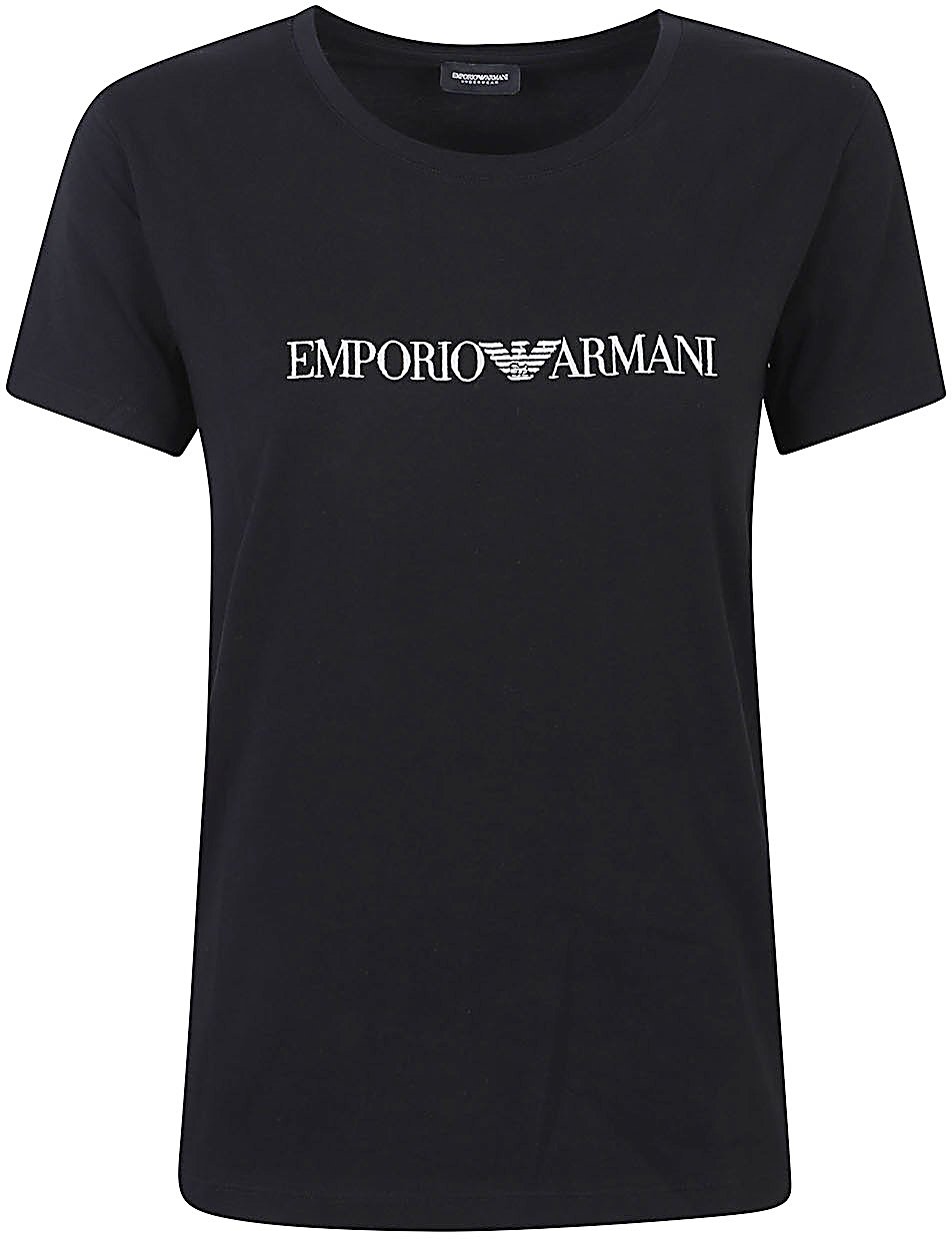 Emporio Armani T-Shirts And Polos Black Zwart