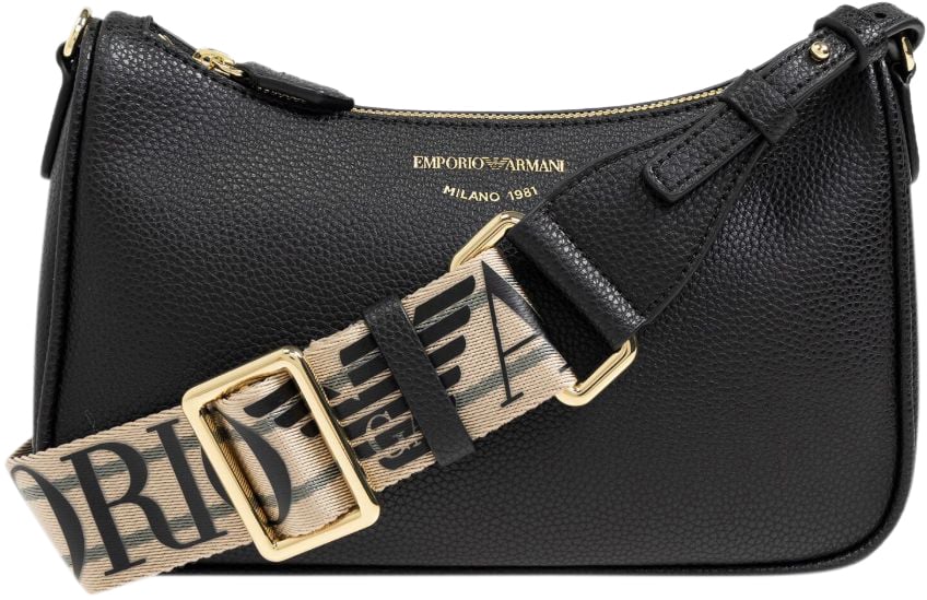 Emporio Armani Shoulder Bag Simil Cervo Nero/Silver Divers