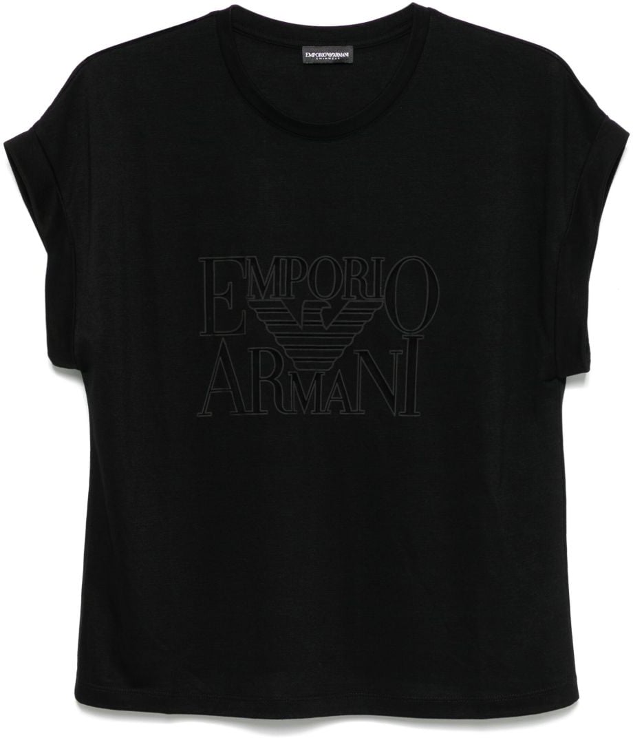 Emporio Armani T-Shirts And Polos Black Zwart