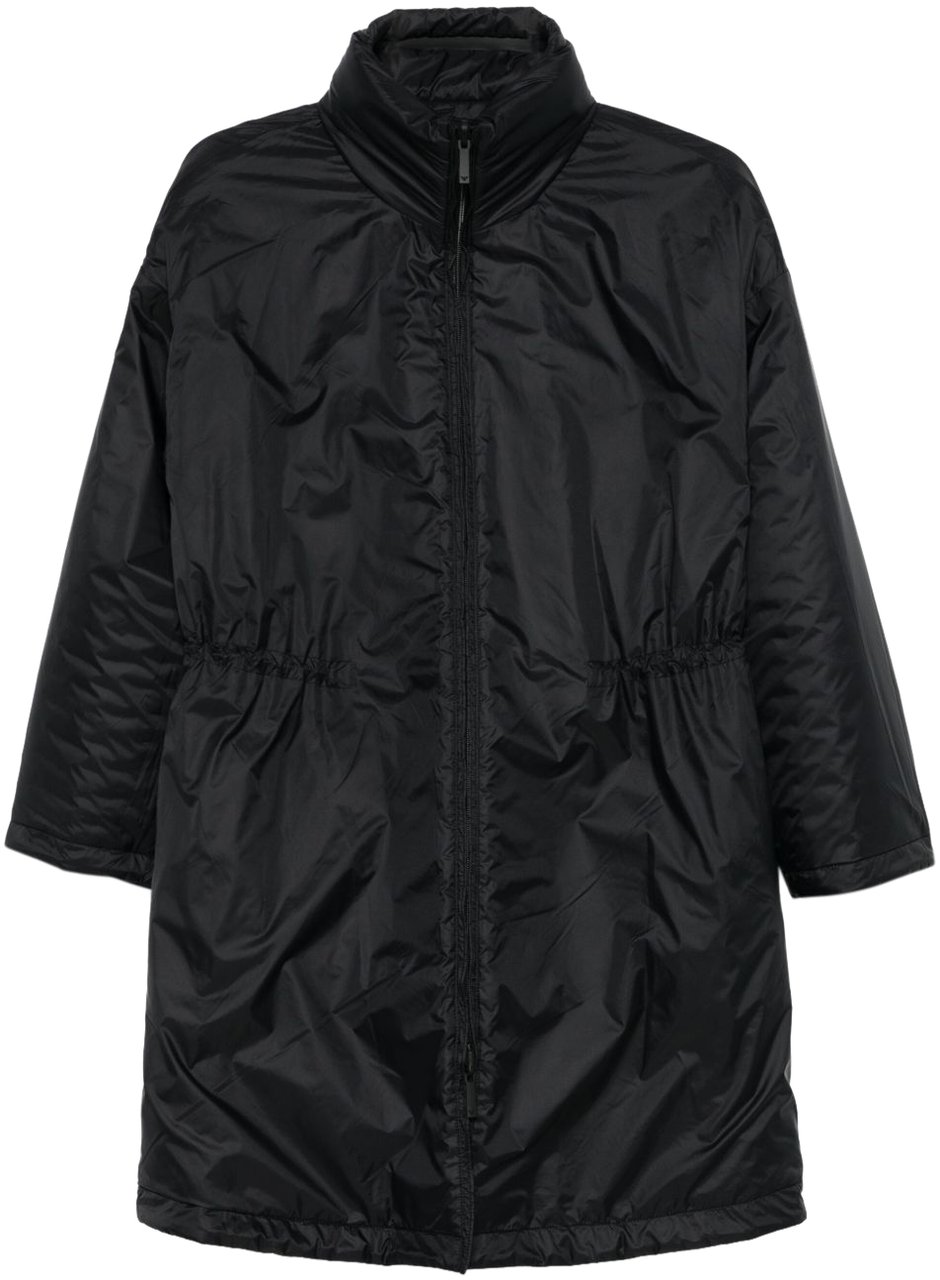 Emporio Armani Coats Black Zwart
