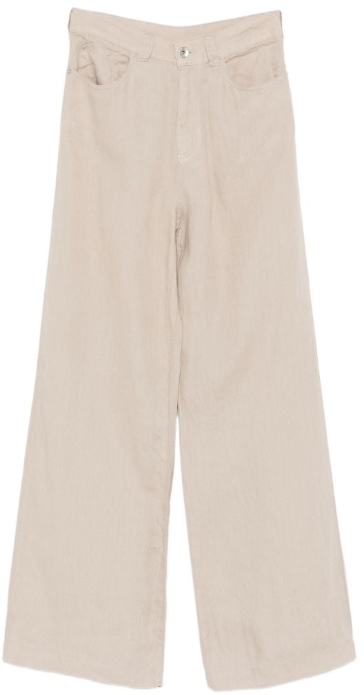 Emporio Armani Trousers Beige Beige