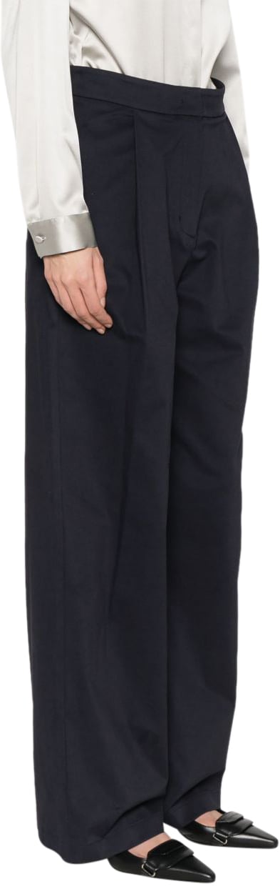 Emporio Armani Trousers Blue Blauw