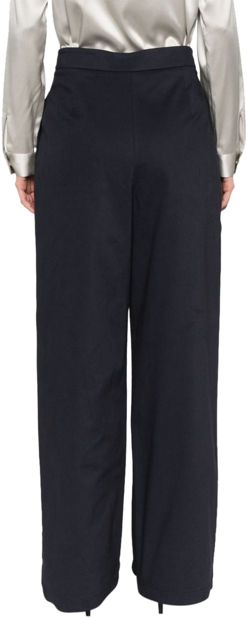 Emporio Armani Trousers Blue Blauw
