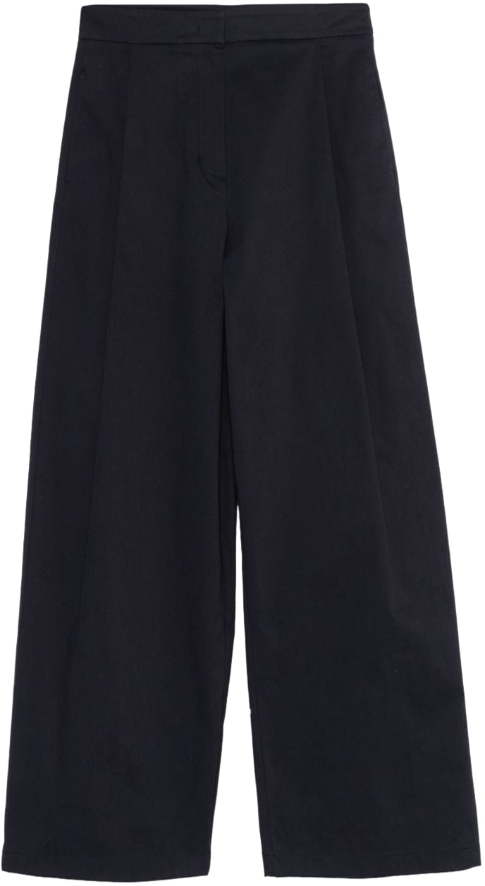 Emporio Armani Trousers Blue Blauw