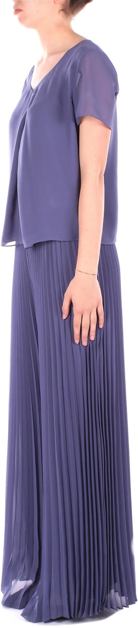 Emporio Armani Trousers Blue Blauw