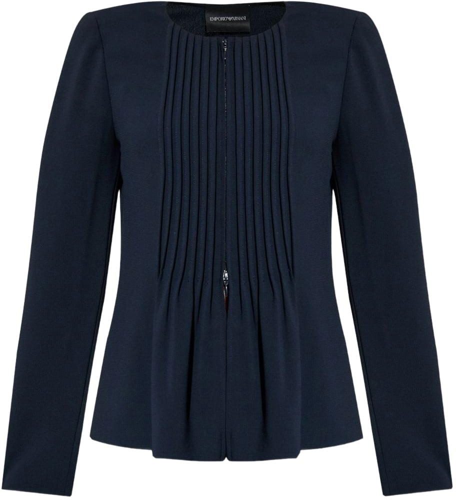 Emporio Armani Jackets Blue Blauw