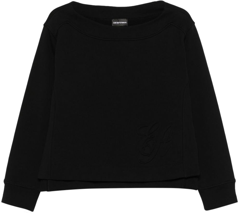 Emporio Armani Sweaters Black Zwart