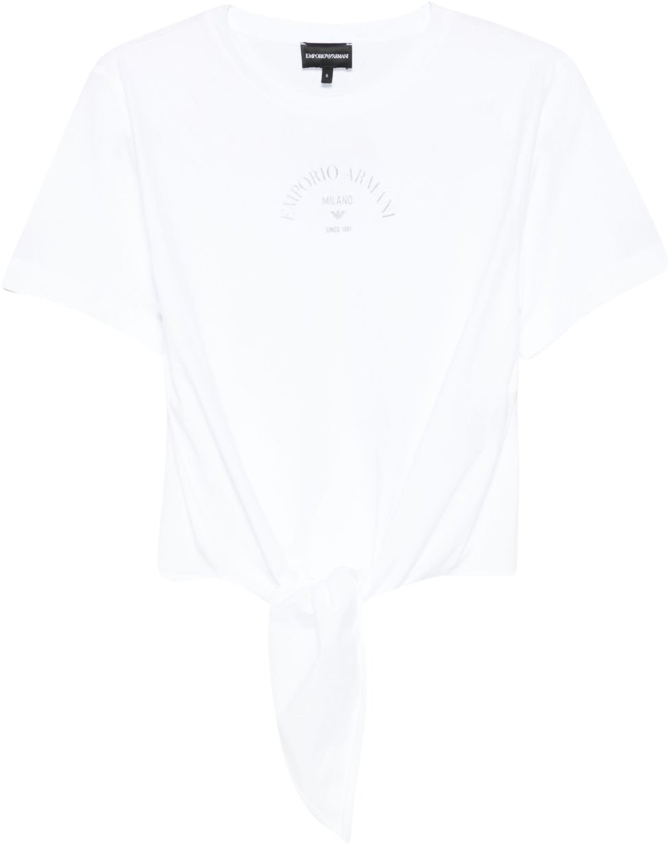Emporio Armani T-Shirts And Polos White Wit