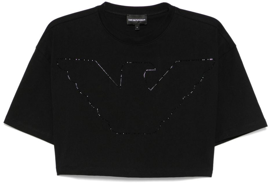 Emporio Armani T-Shirts And Polos Black Zwart