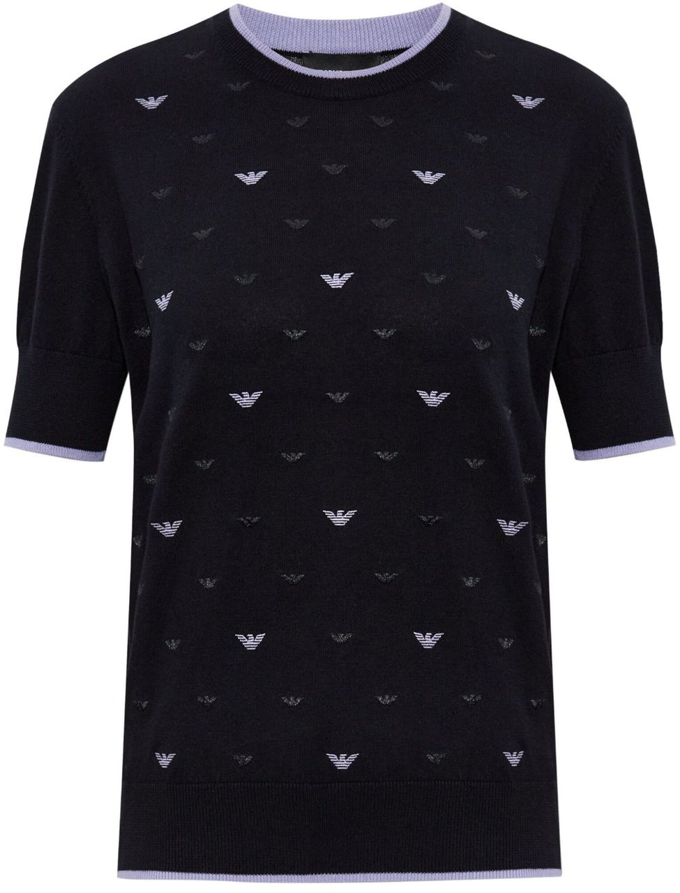 Emporio Armani Sweaters Black Zwart