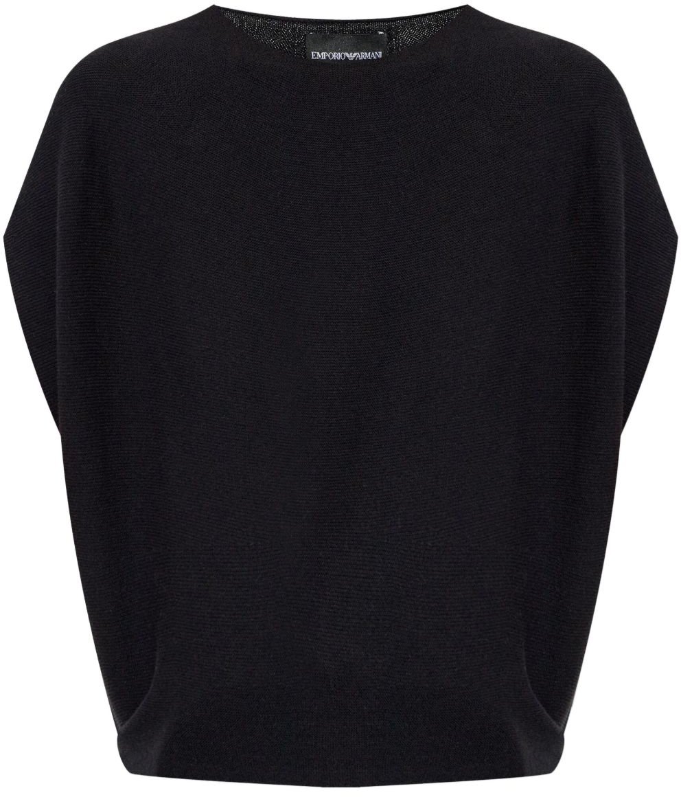 Emporio Armani Sweaters Black Zwart
