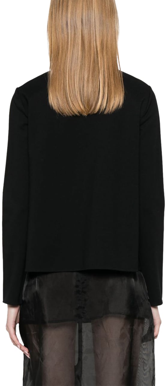 Emporio Armani Sweaters Black Zwart