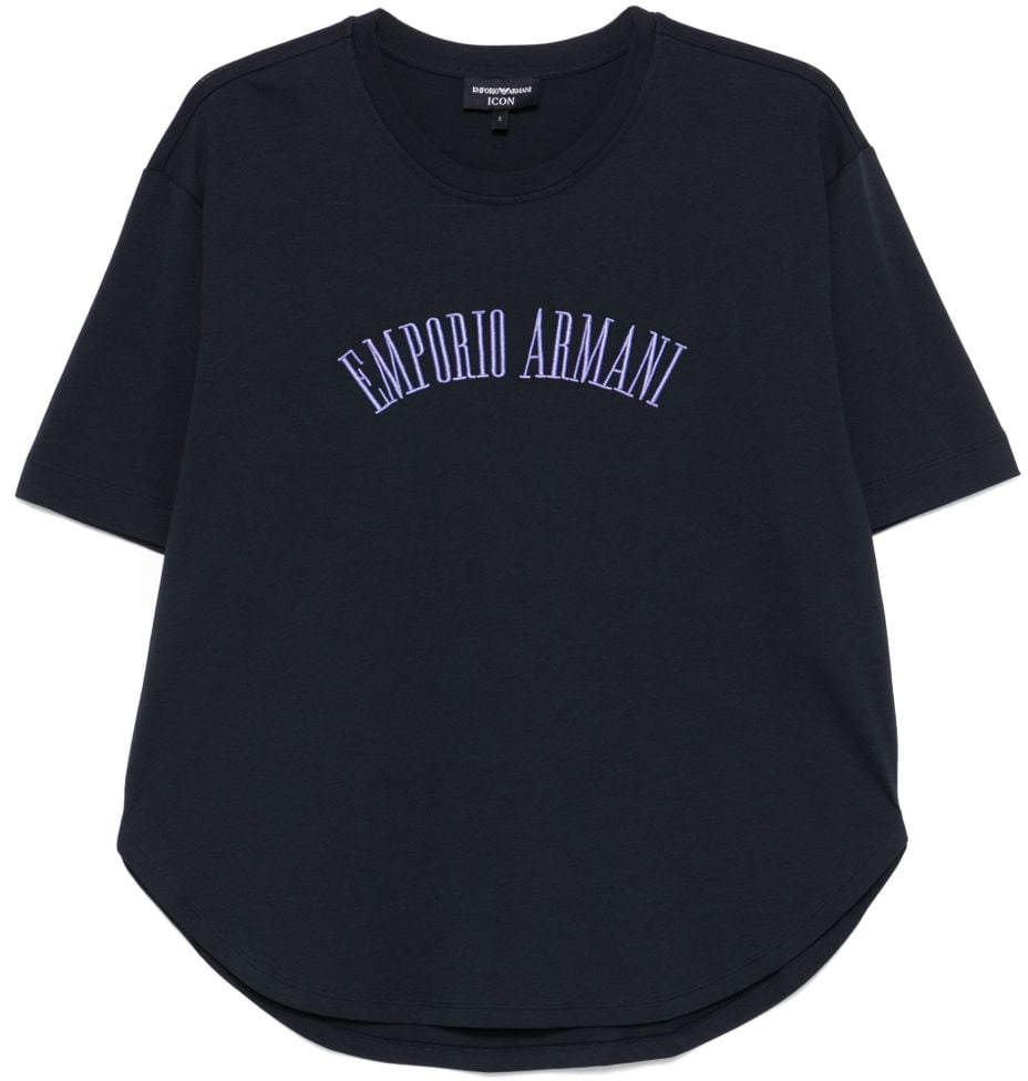 Emporio Armani T-Shirts And Polos Blue Blauw