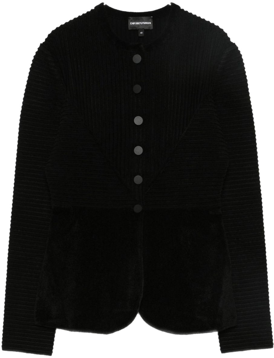 Emporio Armani Jackets Black Zwart
