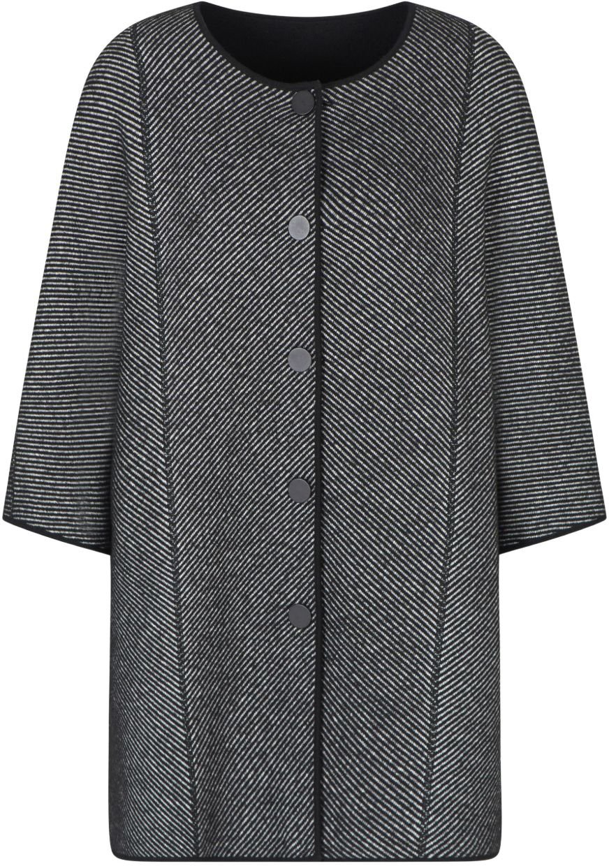 Emporio Armani Coats Black Zwart