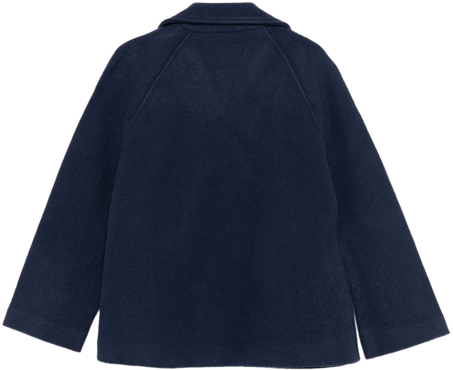 Emporio Armani Coats Blue Blauw