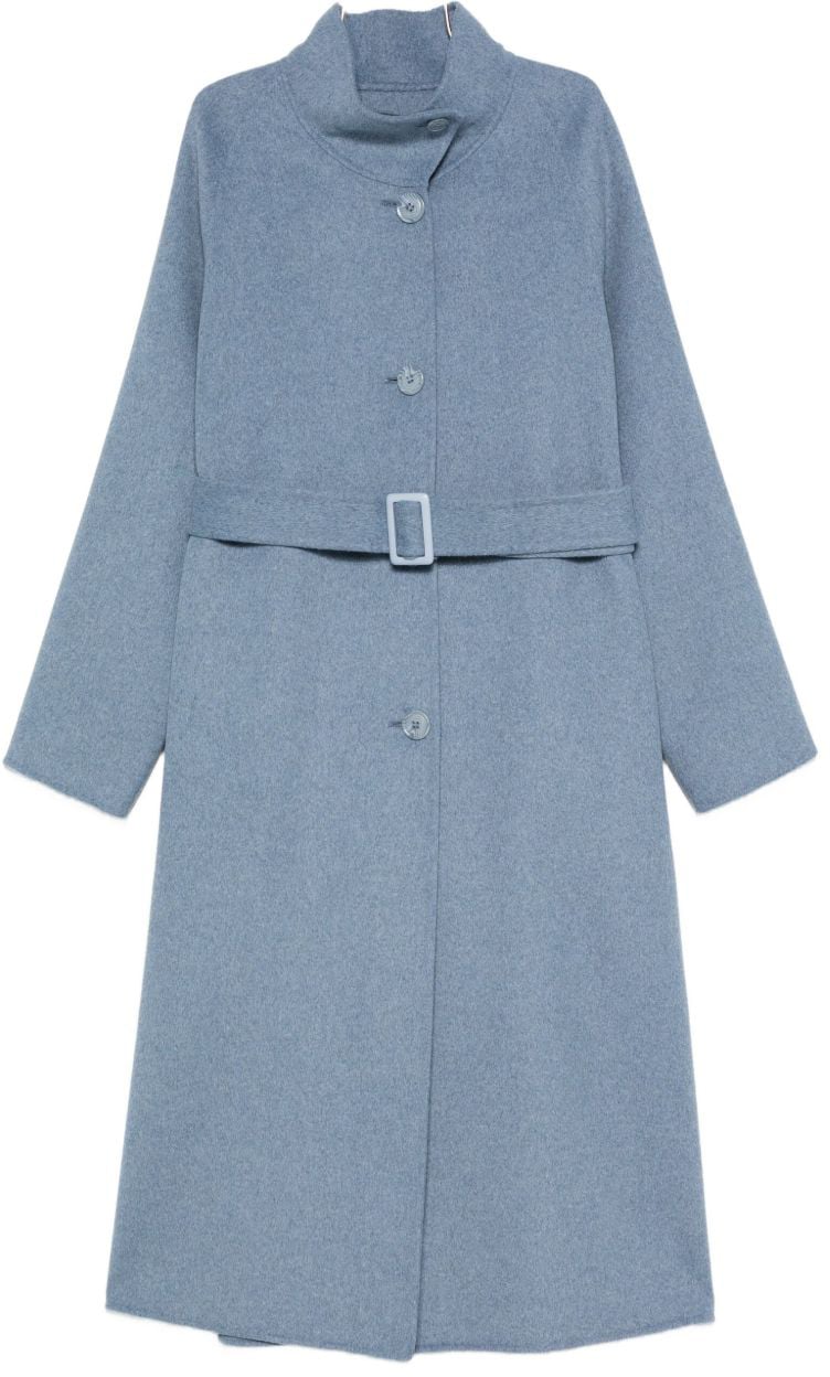 Emporio Armani Coats Clear Blue Blauw