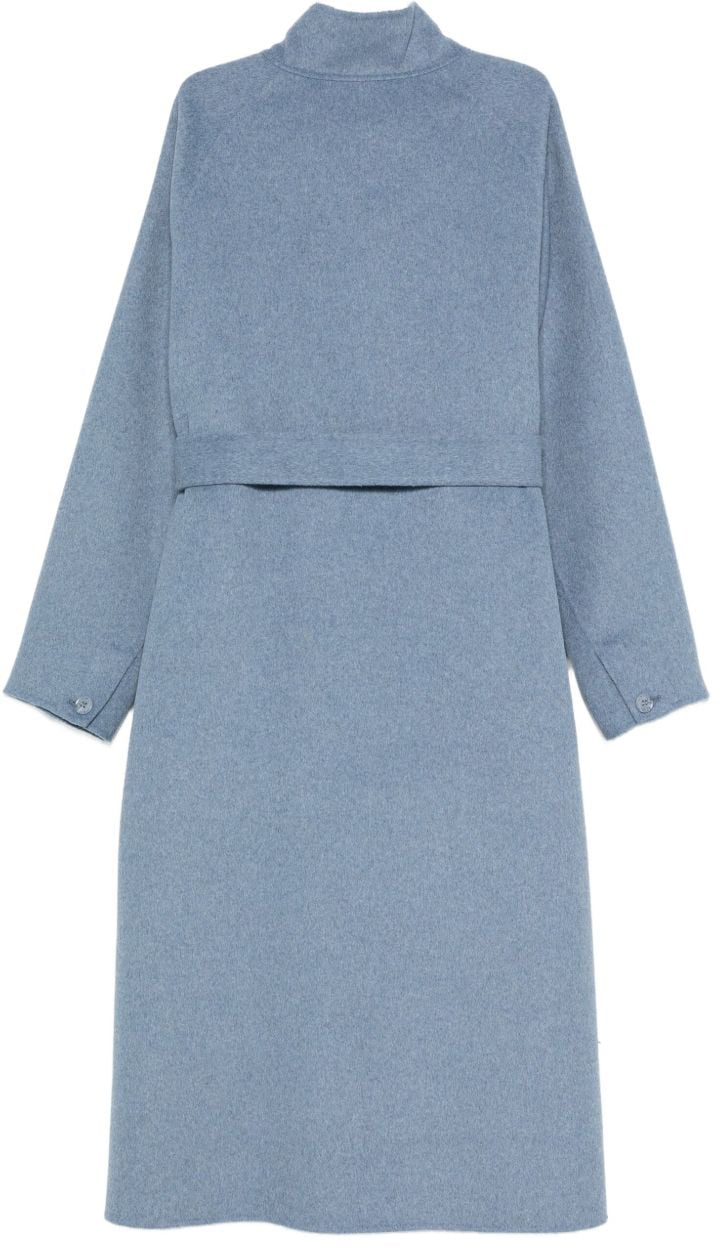Emporio Armani Coats Clear Blue Blauw