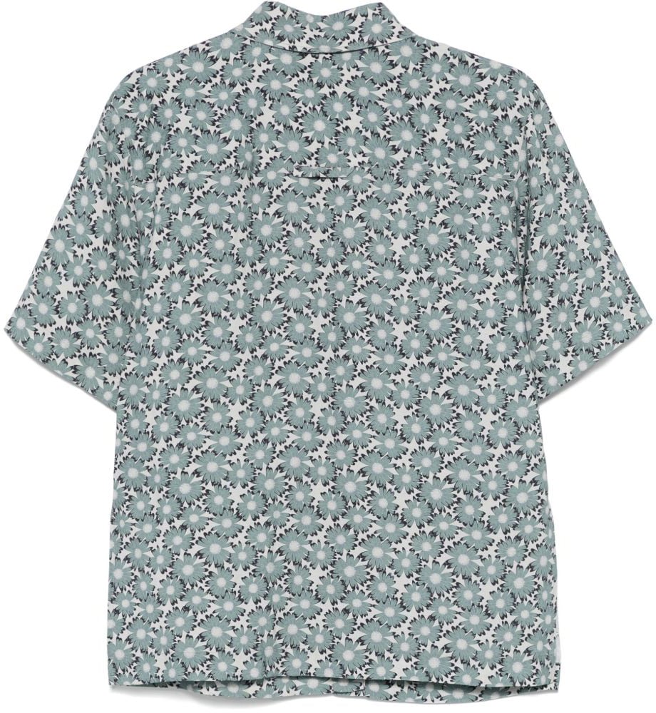 Emporio Armani Shirts Clear Blue Blauw