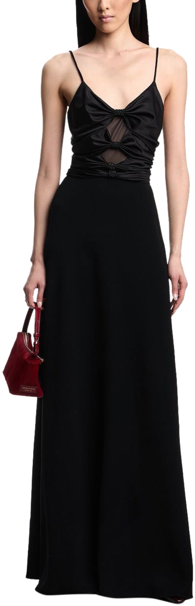 Emporio Armani Dresses Black Zwart