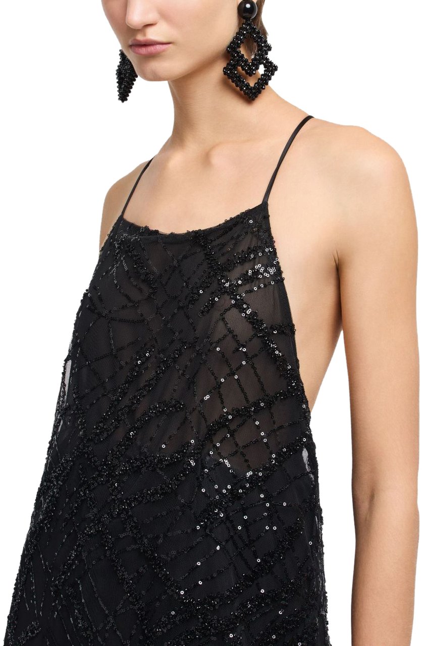 Emporio Armani Dresses Black Zwart