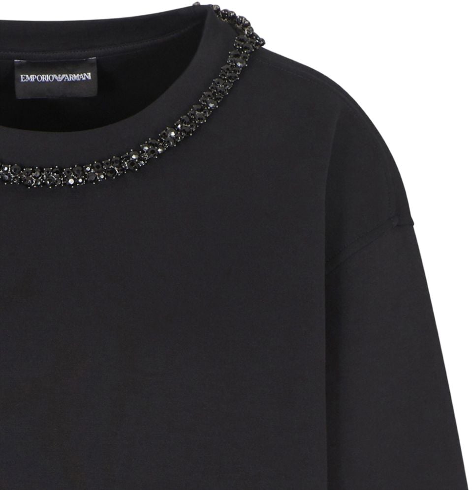 Emporio Armani Sweaters Black Zwart
