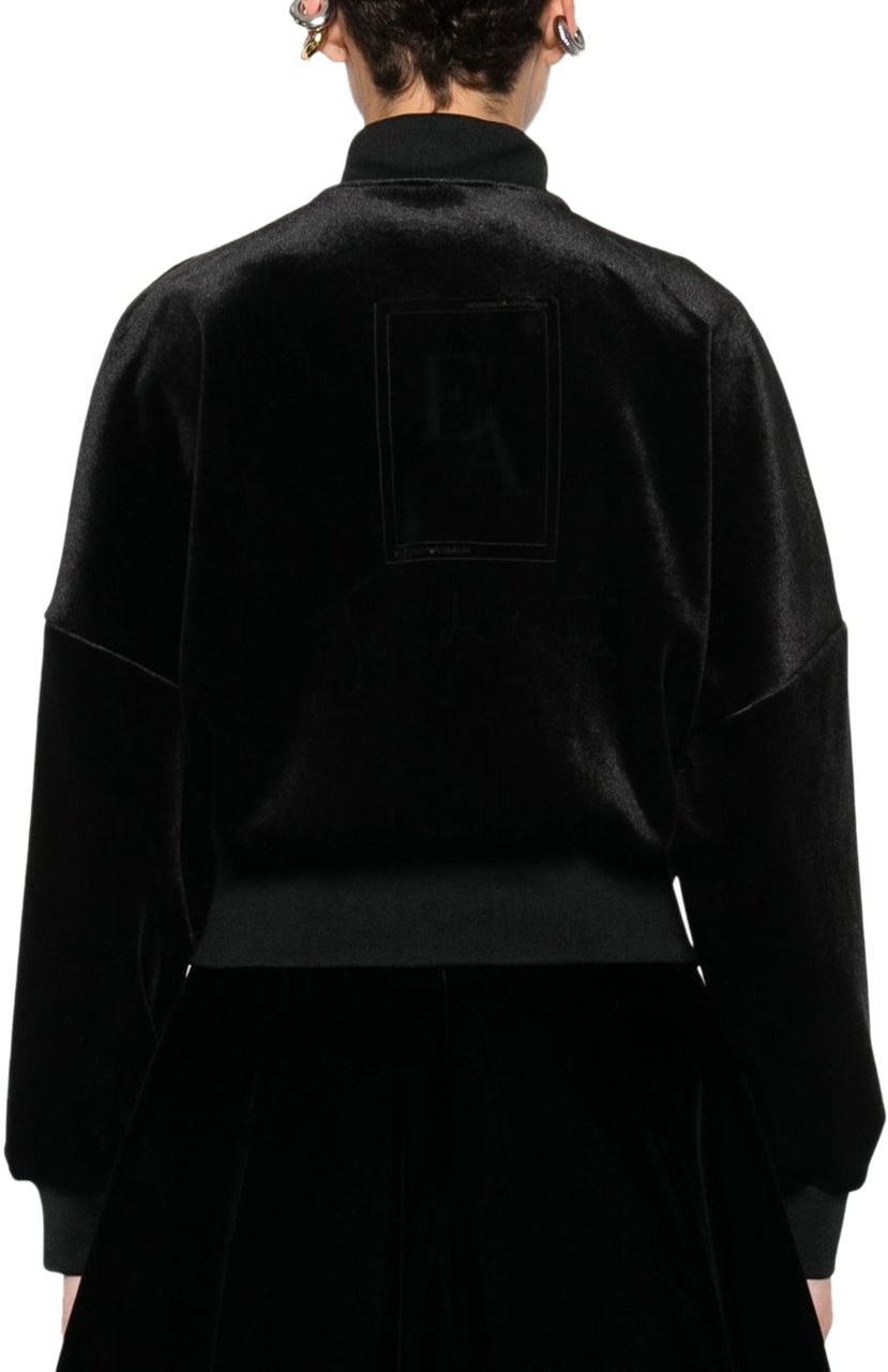 Emporio Armani Coats Black Zwart