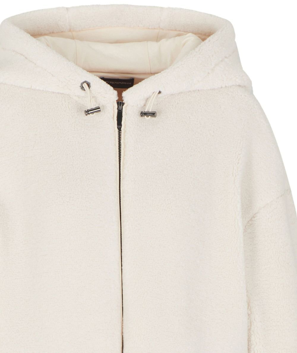 Emporio Armani Coats Ivory Wit