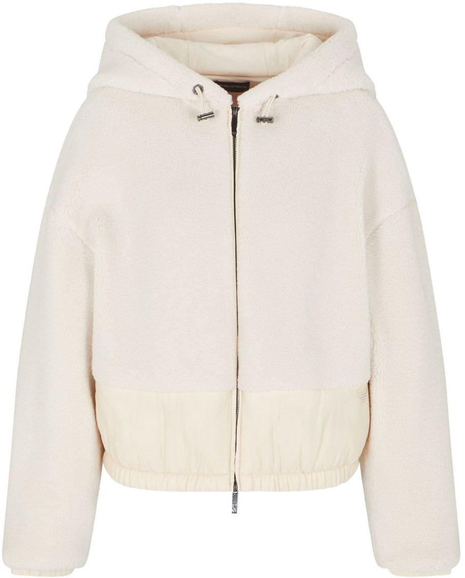 Emporio Armani Coats Ivory Wit