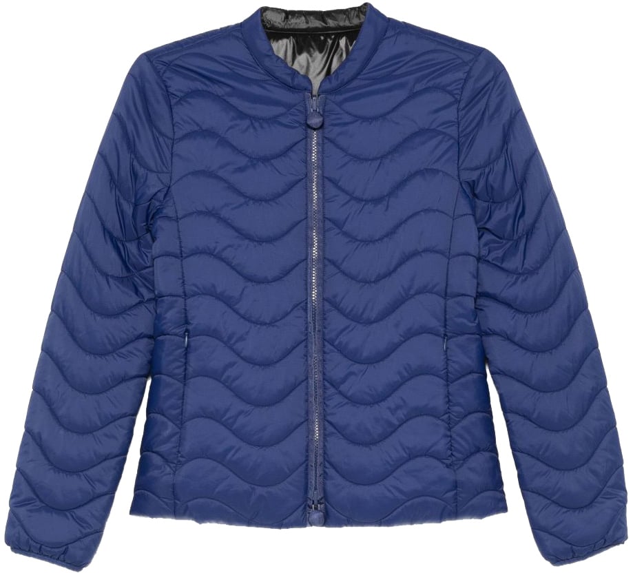 Emporio Armani Coats Blue Blauw