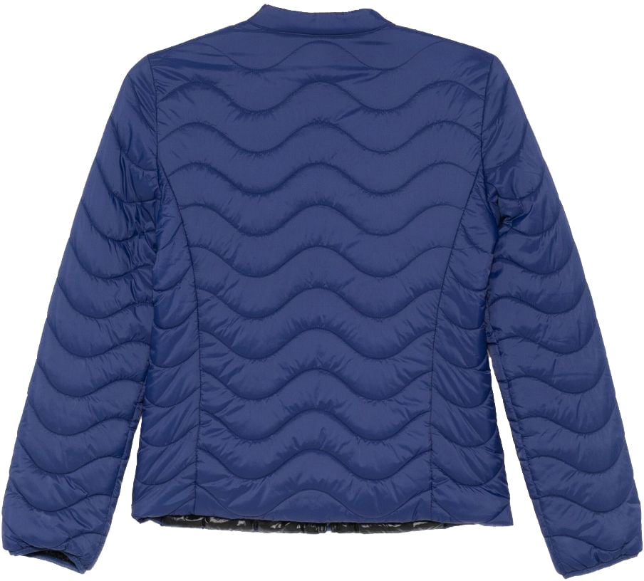Emporio Armani Coats Blue Blauw