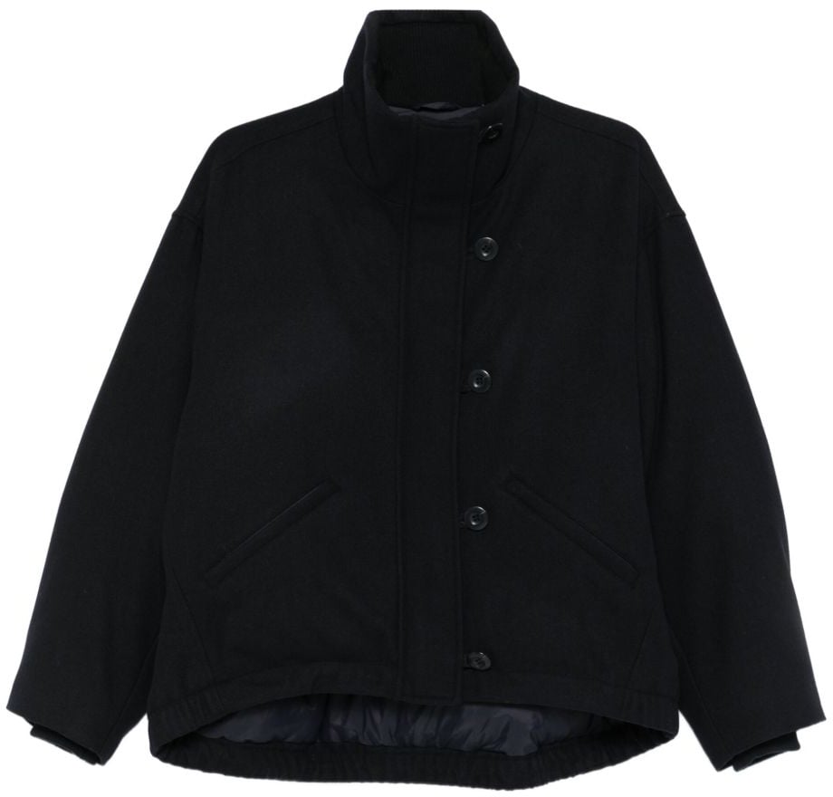 Emporio Armani Coats Blue Blauw