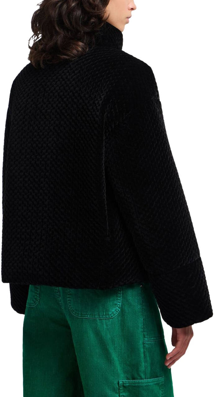 Emporio Armani Coats Black Zwart
