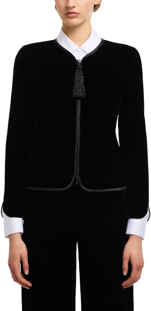 Emporio Armani Jackets Black Zwart