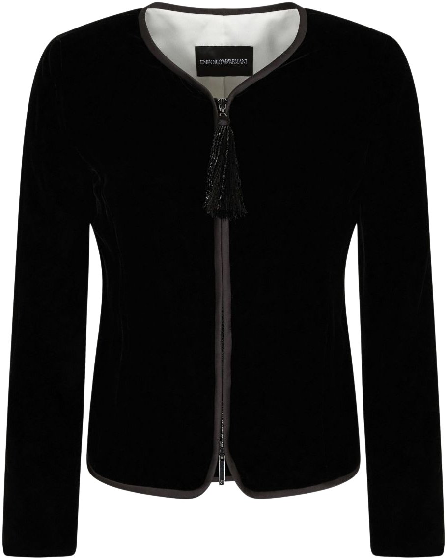 Emporio Armani Jackets Black Zwart