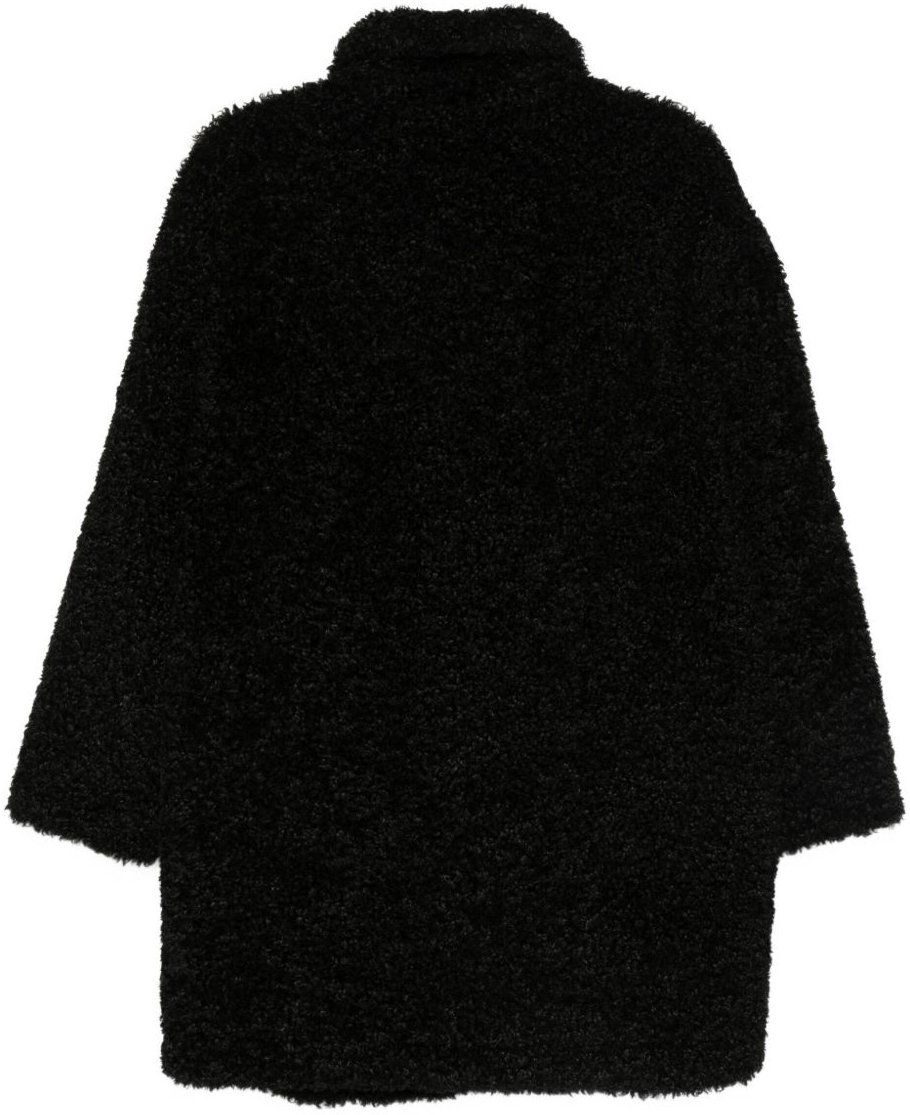 Emporio Armani Coats Black Zwart