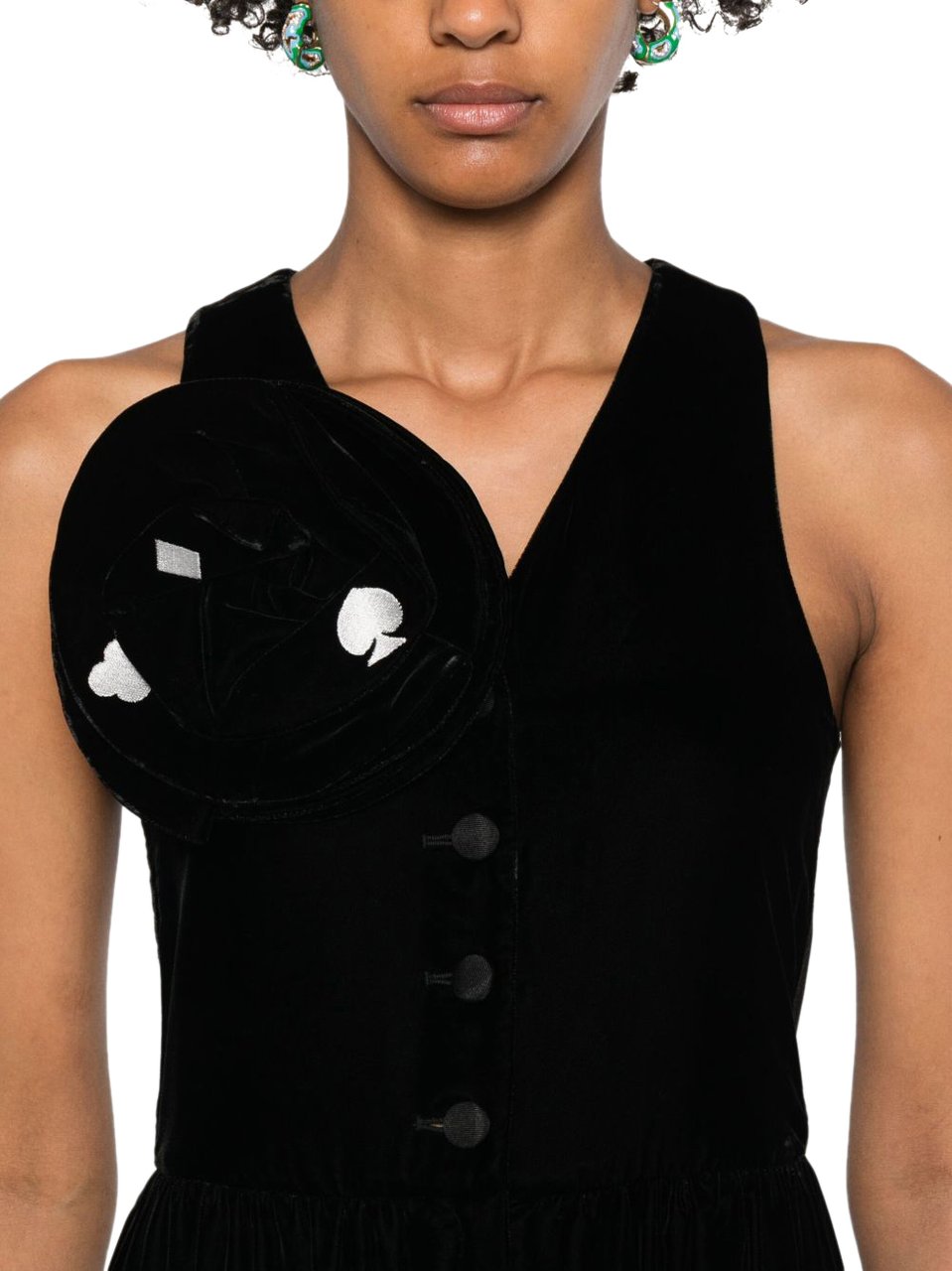 Emporio Armani Dresses Black Zwart