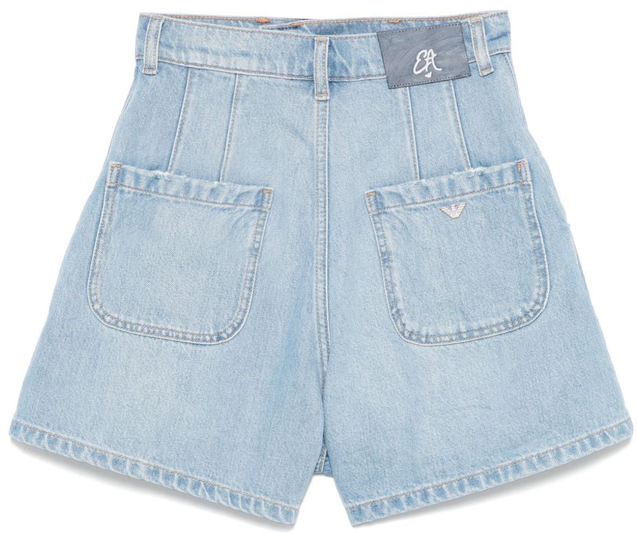 Emporio Armani Shorts Clear Blue Blauw