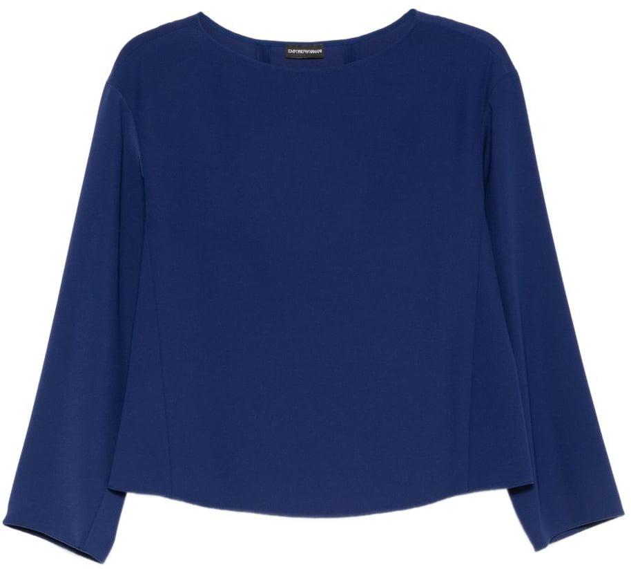 Emporio Armani Top Blue Blauw