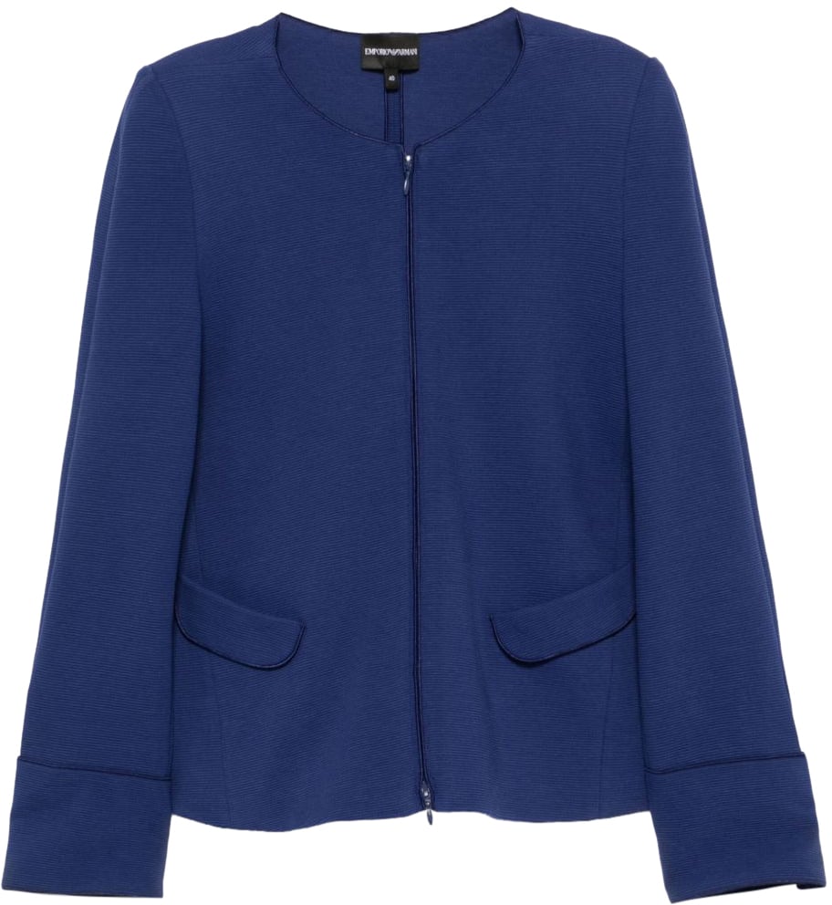 Emporio Armani Jackets Blue Blauw
