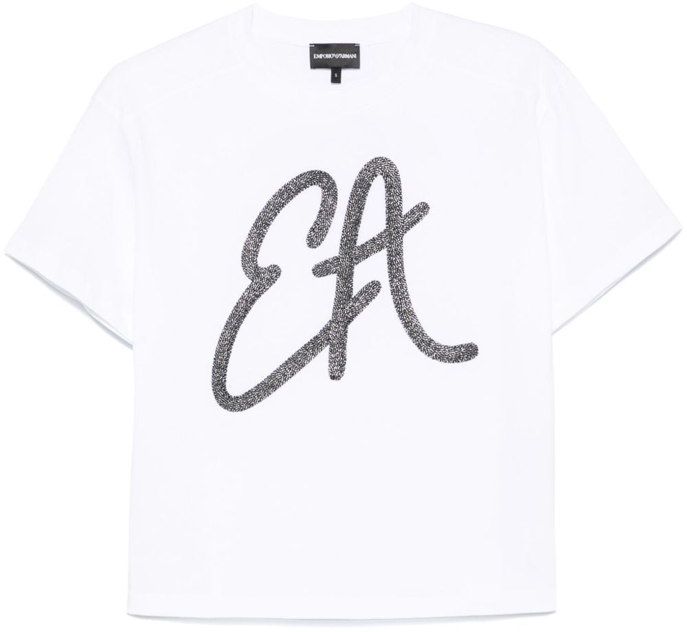 Emporio Armani T-Shirts And Polos White Wit