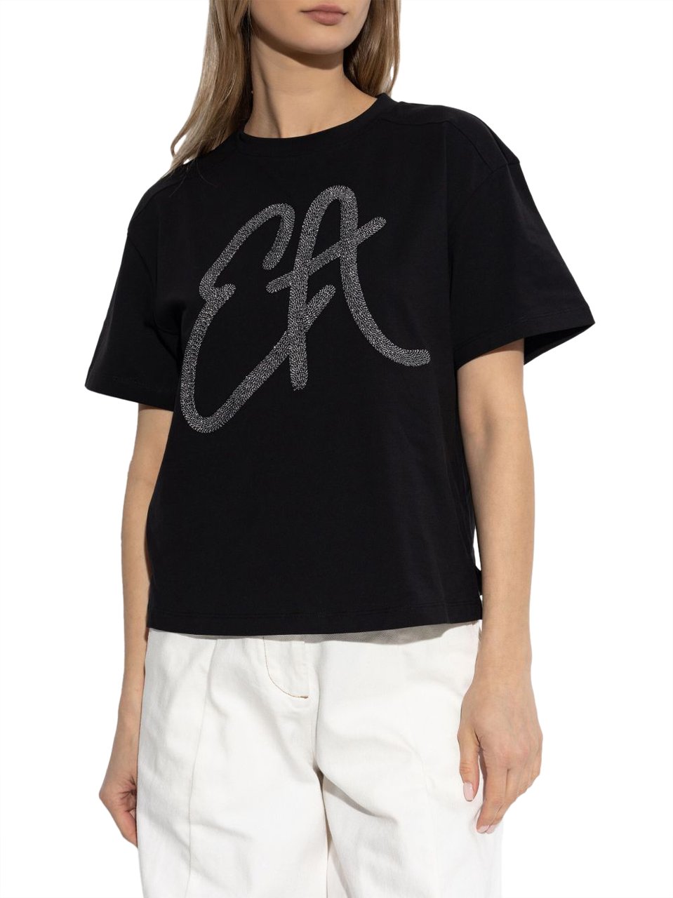 Emporio Armani T-Shirts And Polos Black Zwart
