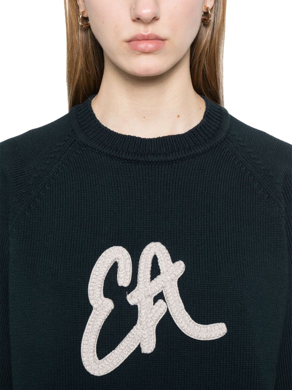 Emporio Armani Sweaters Blue Blauw