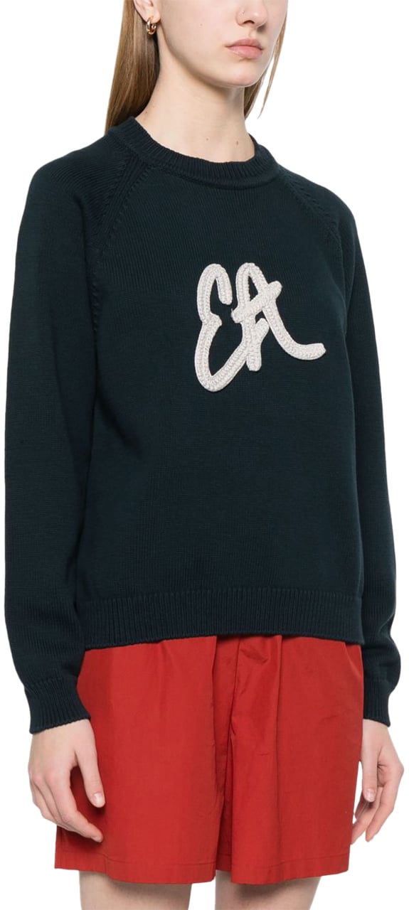 Emporio Armani Sweaters Blue Blauw