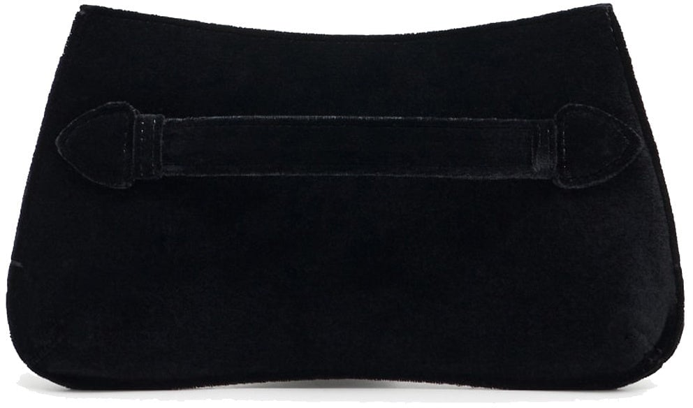 Emporio Armani Emporio Armani Velvet Clutch Bag Zwart
