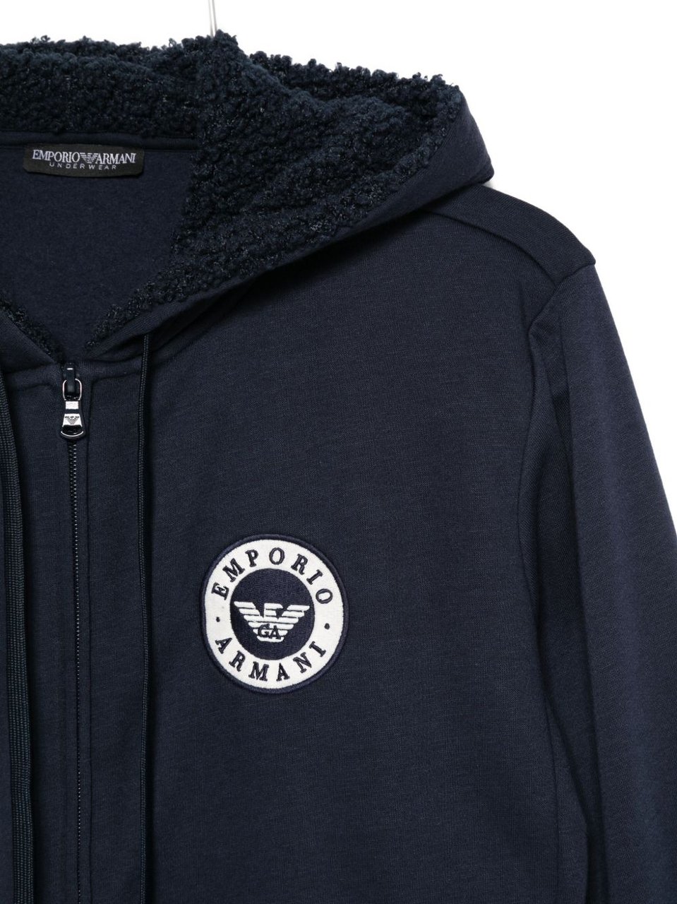 Emporio Armani Sweaters Blue Blauw